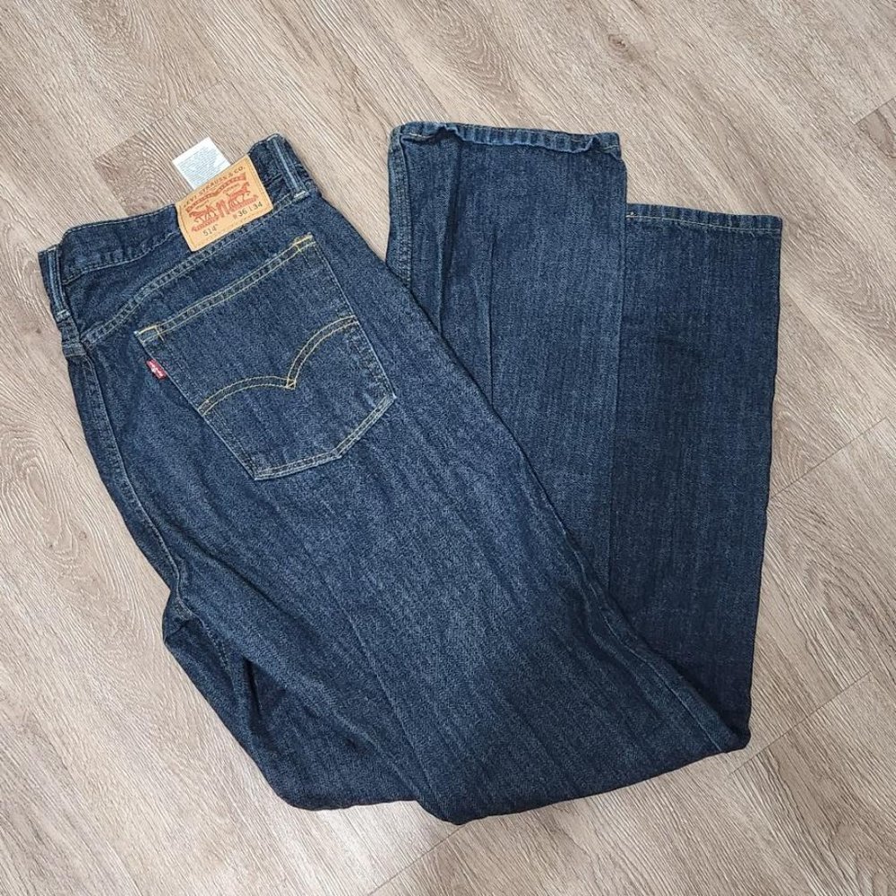 Levi Stratuss & Co 514 STRAIGHT FIT MEN'S JEANS 36w x 34L